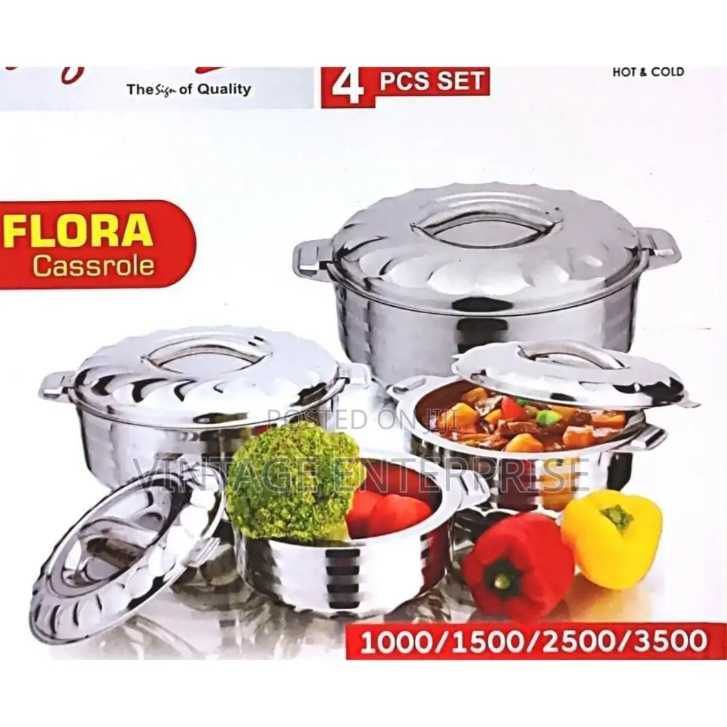 Flora Quality Stainless-Steel Hotpots (Affordable )