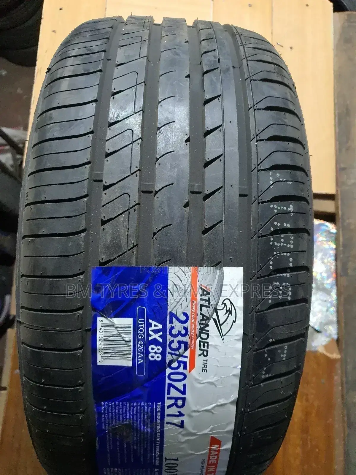 235 /50 R17 ATLANDER TYRES (Thailand)