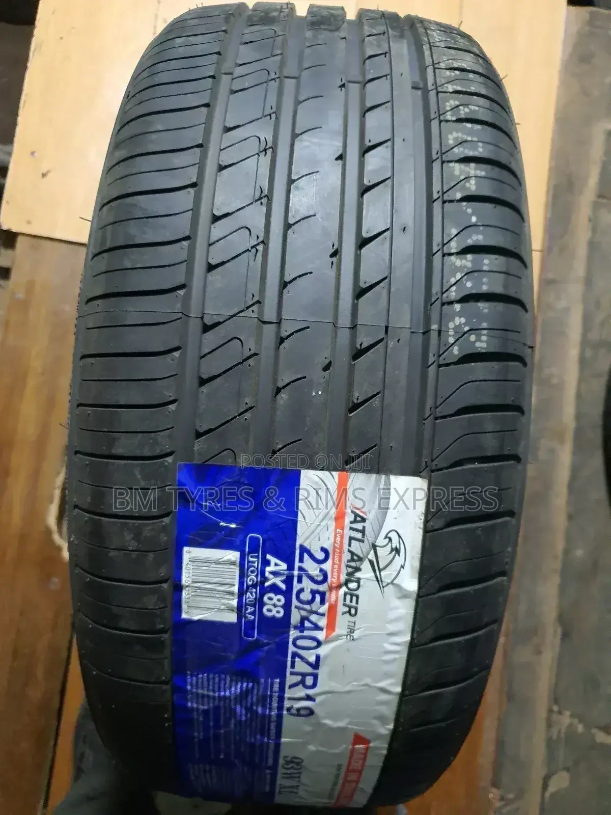 225 /40 R19 ATLANDER TYRES (Thailand)