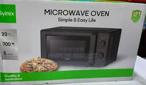 Syinix 20l Black Manual Microwave
