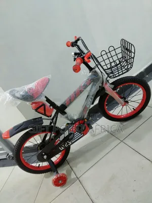 Bike Size 16" With Adjustable Seat for Kids