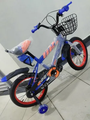 Bike Size 16" for Kids With Adjustable Wheels