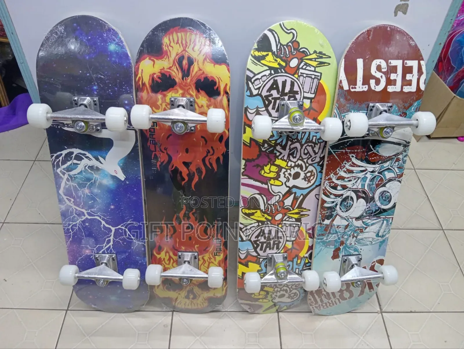 Medium Skates Board Will Rubber Wheels