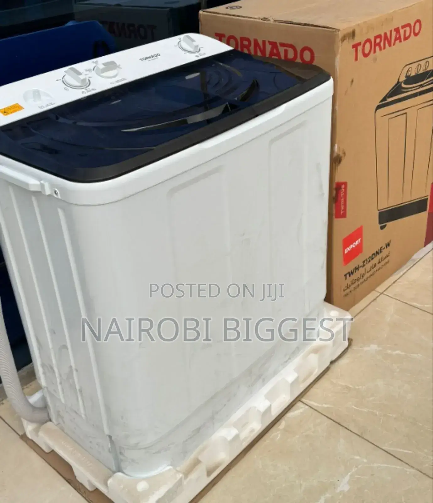 TORNADO 12 Kg Half Automatic Washing Machine