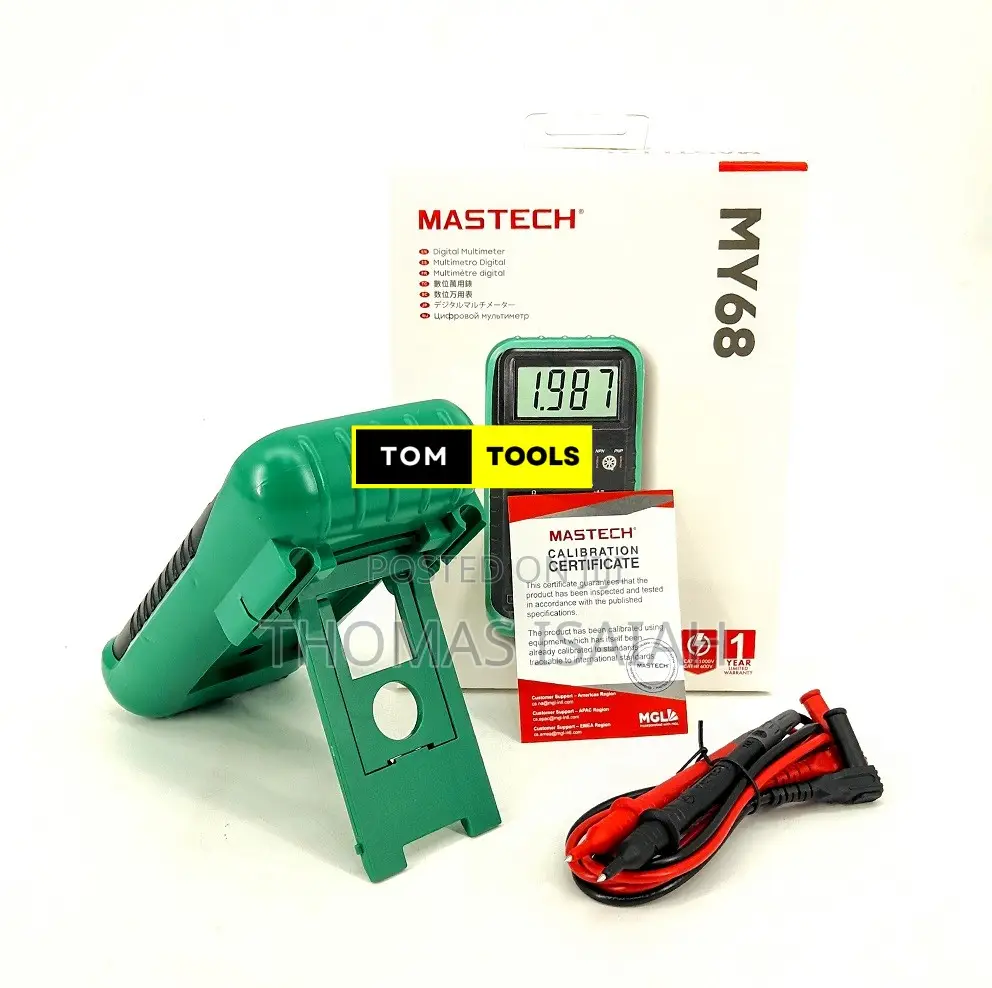 Mastech My68 Auto Range Digital Multimeter With Capacitance,