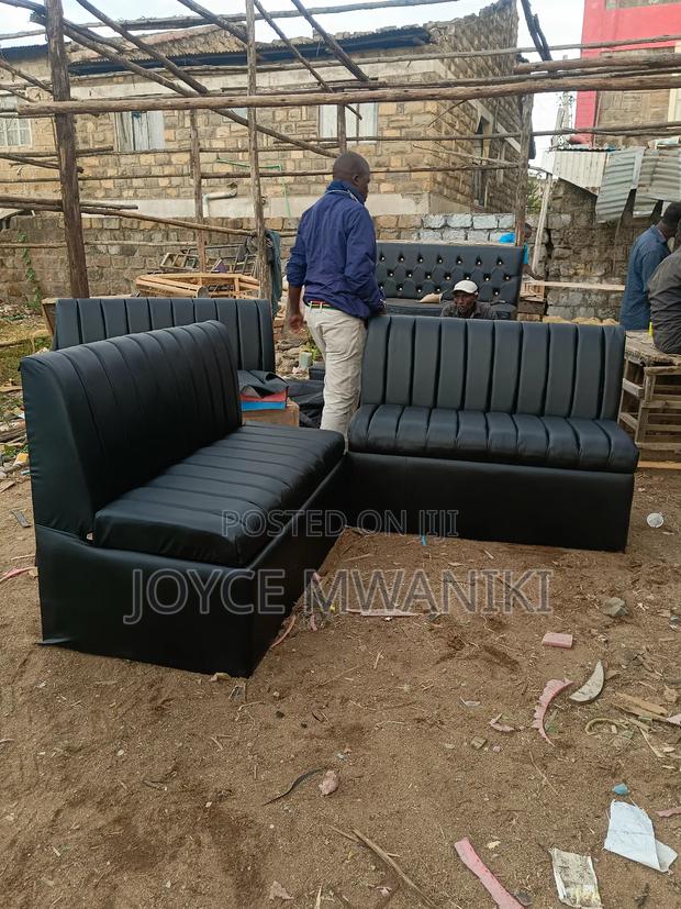Restaurant Couch, 2 Seater Black Latest Design  - thumbnail 2