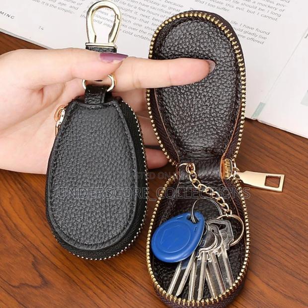 Leather Key Holder Bag Ideal For Keyless Car Key Or Normal - thumbnail 2