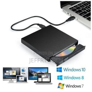 External CD DVD Drive, USB 2.0 Slim Protable External CD-RW - thumbnail 2