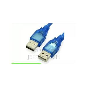 USB 2.0 Type Male/Male Cable - 1.5 M - BLUE - thumbnail 2