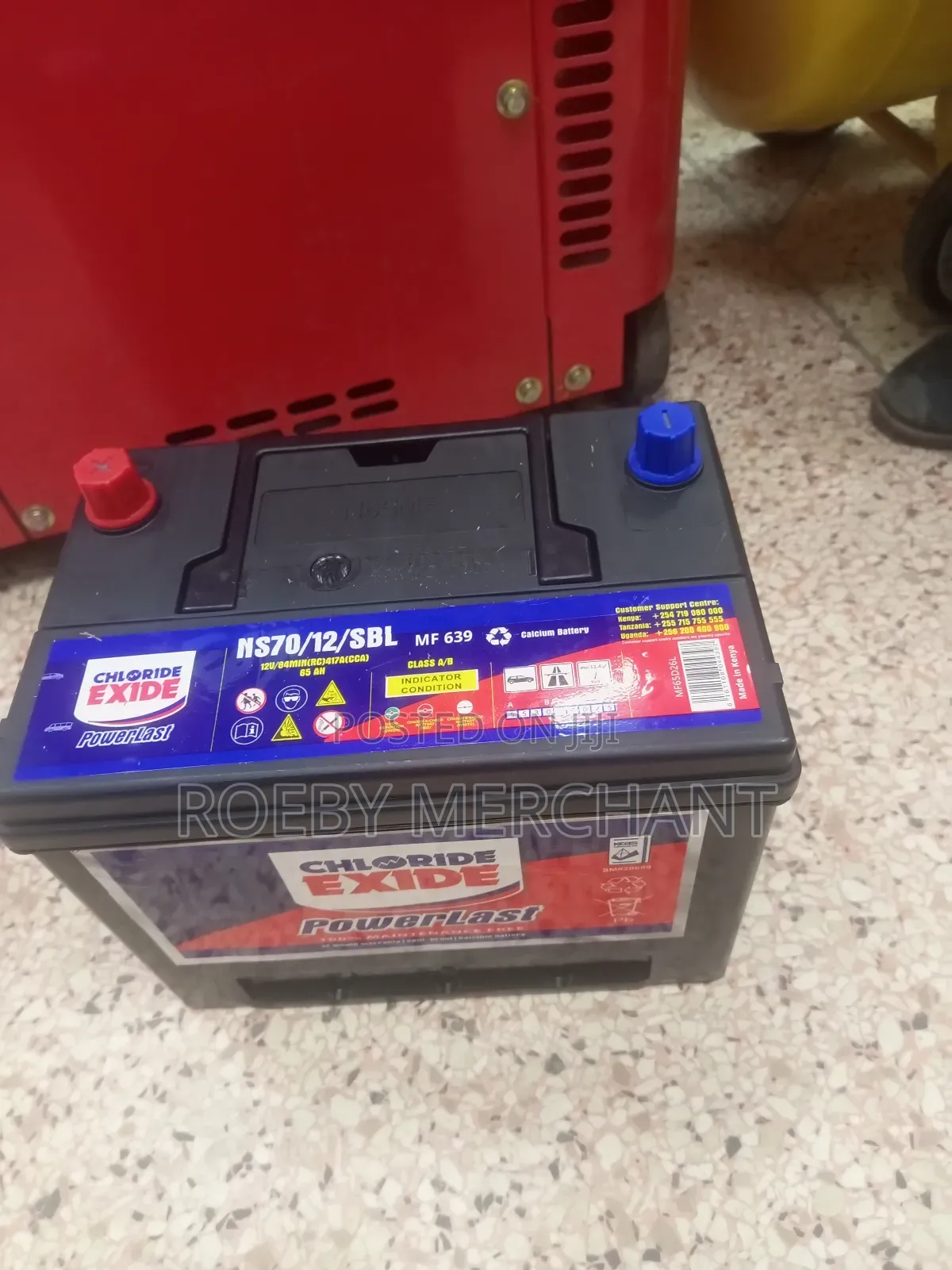 Powerlast Chloride Ns70 Car Battery