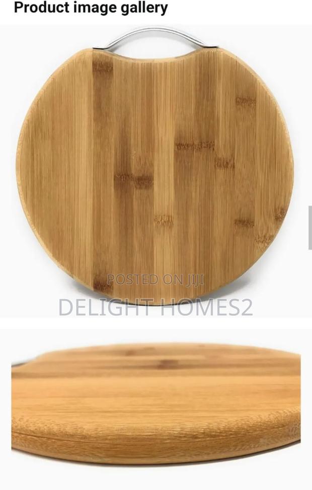 High Quality Round Bamboo Chopping Board - thumbnail 4