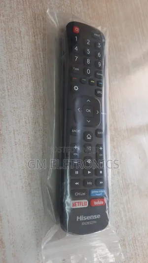Hisense Remote-Chlist,Primevideo,Netflix Youtube Shortcut