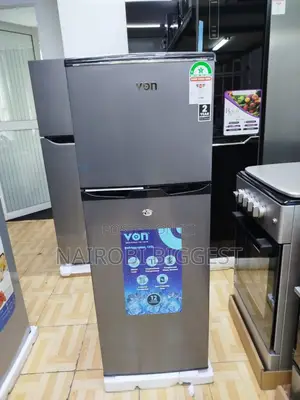 Von 136l Silver Double Door Excellent Refrigerator
