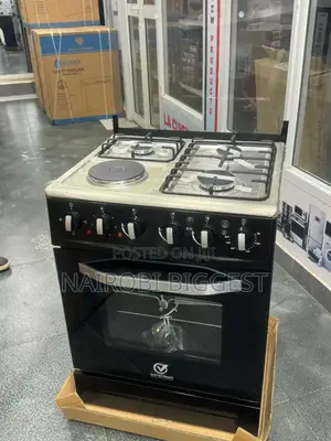 Saratech 60*60 Standing 3gas+1electric Cooker With Jet Valve