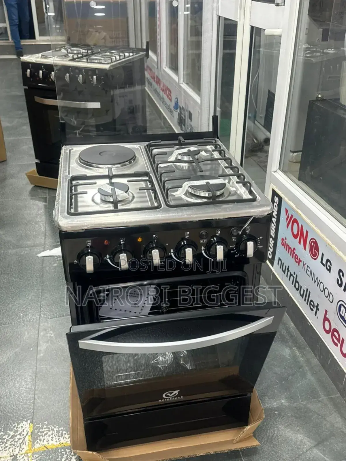 Saratech 3gas +1 Electric Plate Standing 60by 60 Cooker
