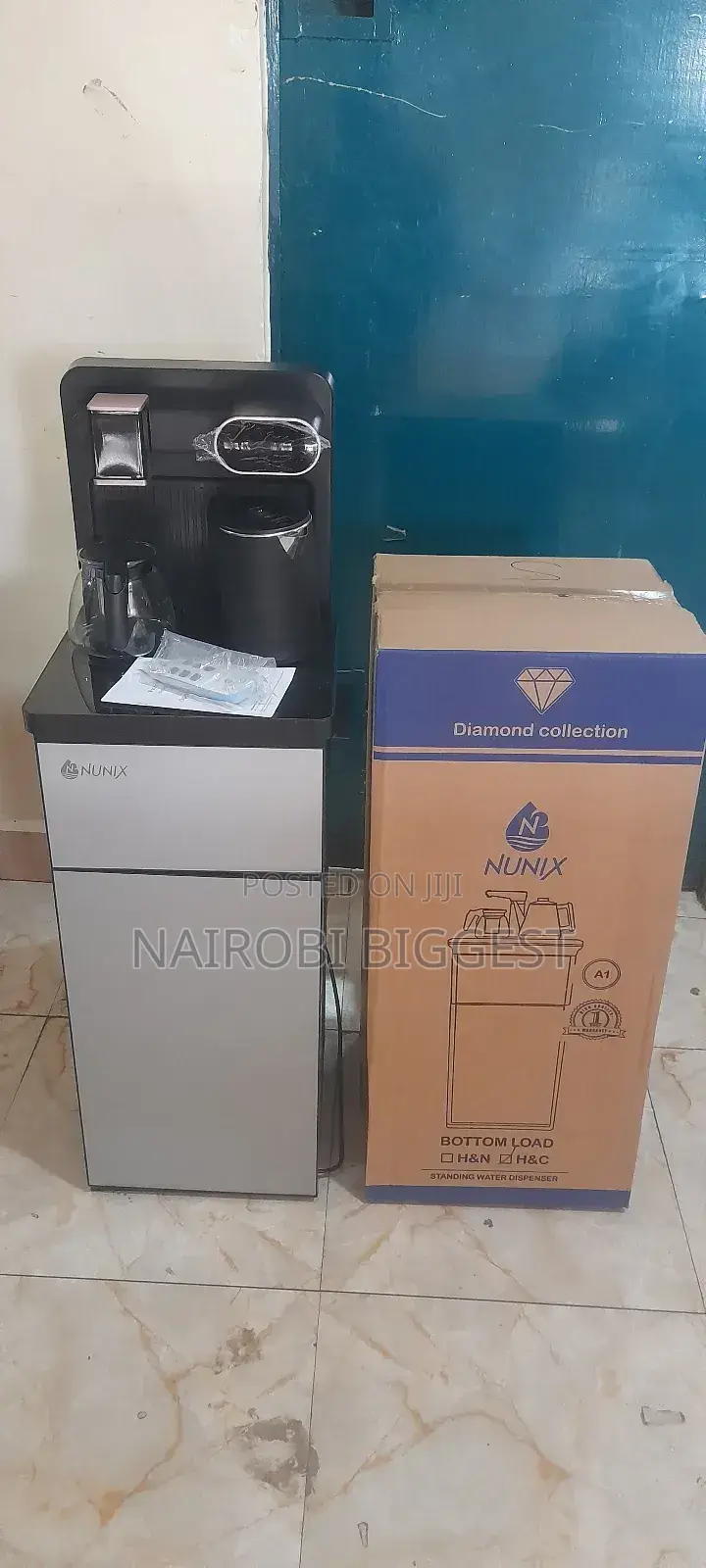 Nunix Hot and Cold A1C Bottomload Water Dispenser