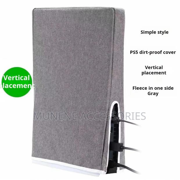 PS5 Game Console Dust Cover - Sony Console - Vertical Model - thumbnail 2