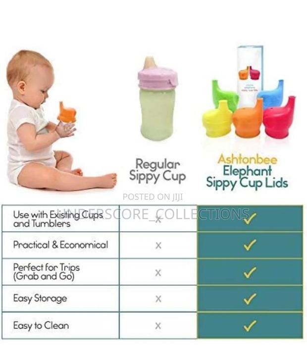 Silicone Sippy Cup Lids - thumbnail 7