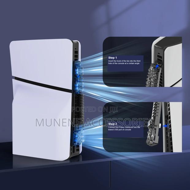 Ps5 Cooling Fan High Efficient Cooler System USB Port - thumbnail 3
