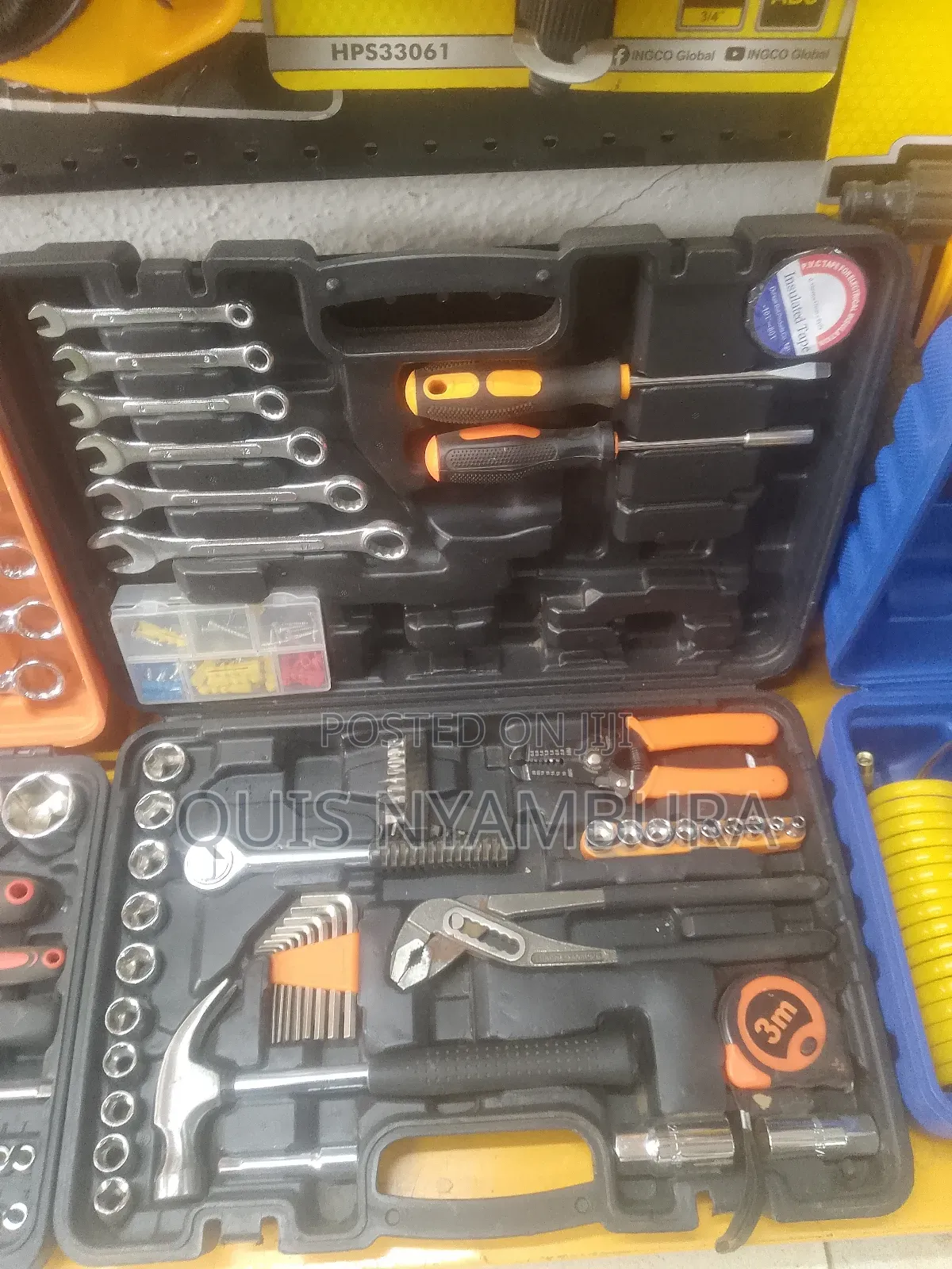 Toolbox, Spanner Set With Wrench.