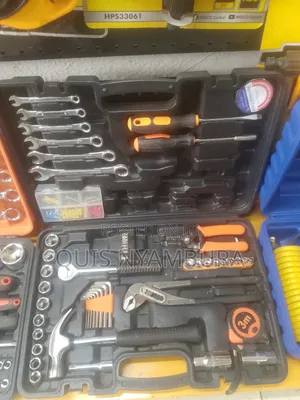 Toolbox, Spanner Set With Wrench.