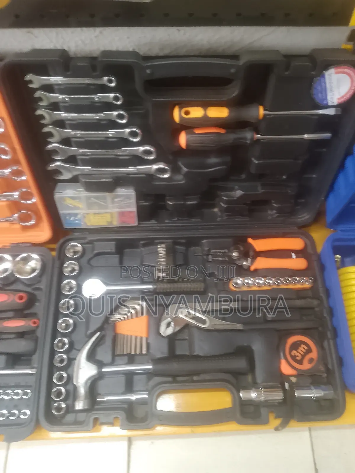 Toolbox, Spanner Set With Wrench.