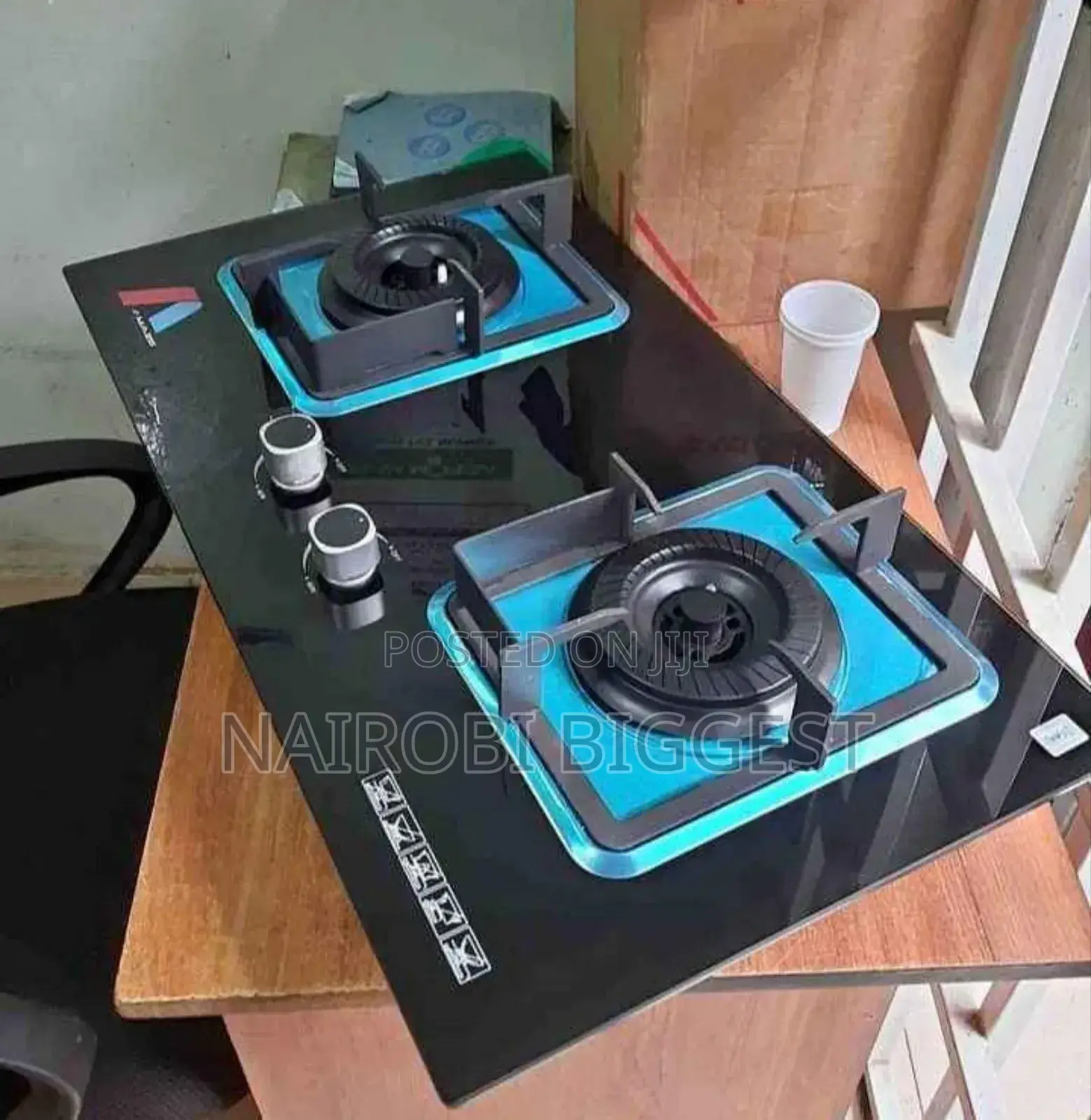 Amaze Glass Inbuilt 2 Burner Cooker