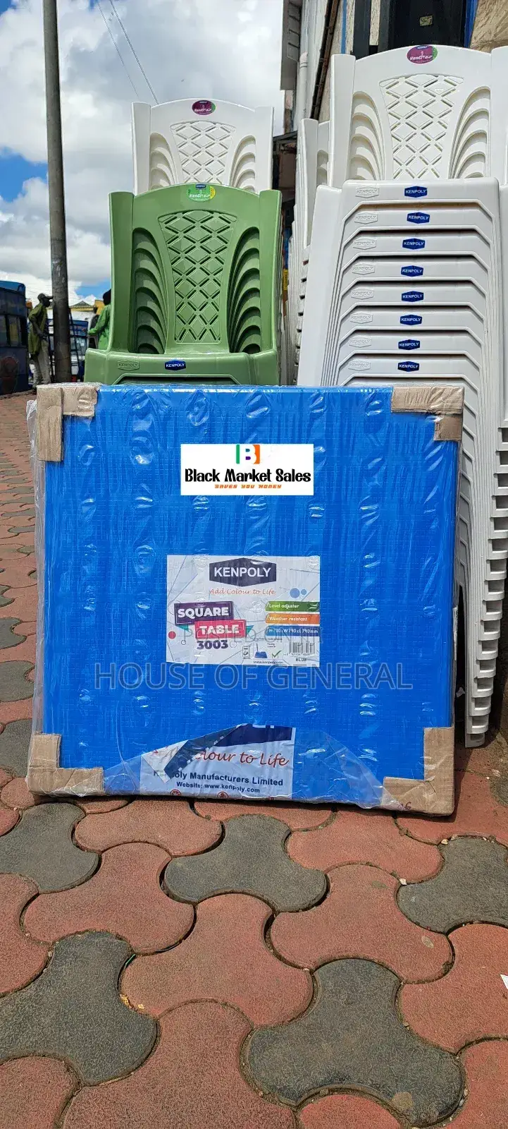 Strong Square Plastic Table
