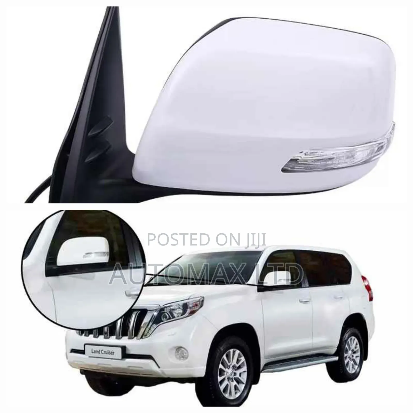 Side Mirror With Camera and LED. For Toyota Prado, J160