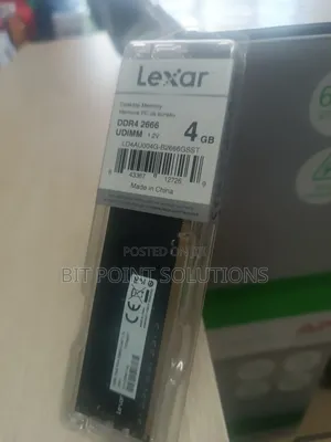 Lexar 4gb DDR4 2666 Desktop Ram '! 4gb DDR4 2666 Ram