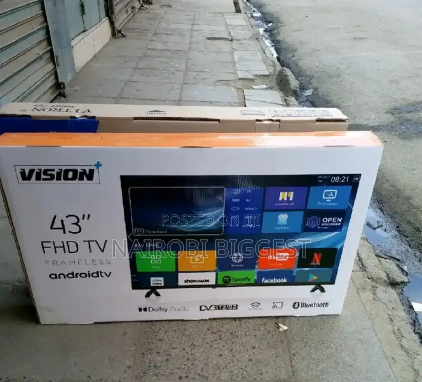 Vision 43" Smart Android Frameless Television