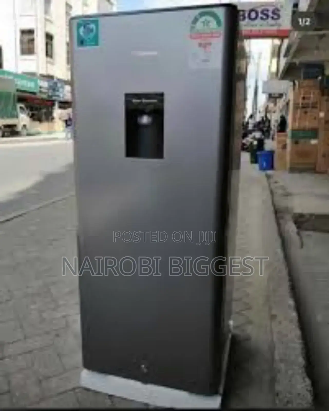 Hisesne 176litres With Dispenser Single Door Grey Fridge