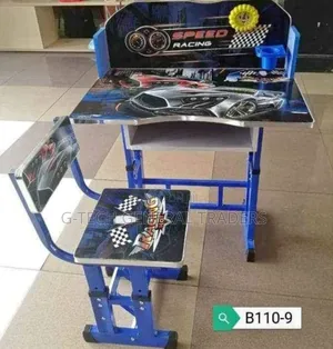Adjustable Kid's Study Desk With a Seat(Ages 2-11yrs)