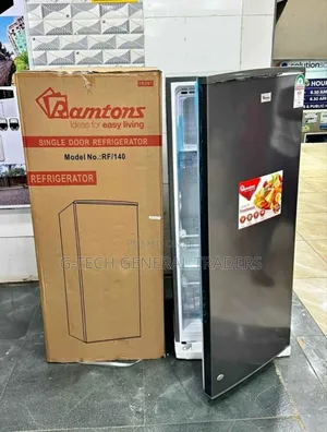 Ramtons Rf/140 Single Door 180l Refrigerator -Titan Silver
