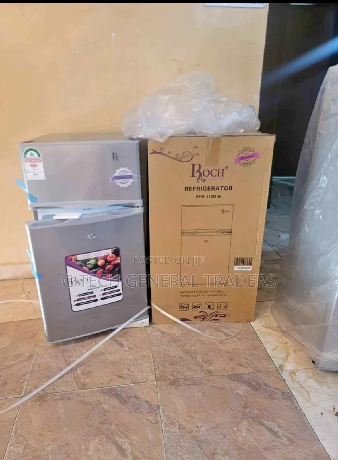 Roch Rfr-110d-b Double Door Refrigerator - 85 Litres
