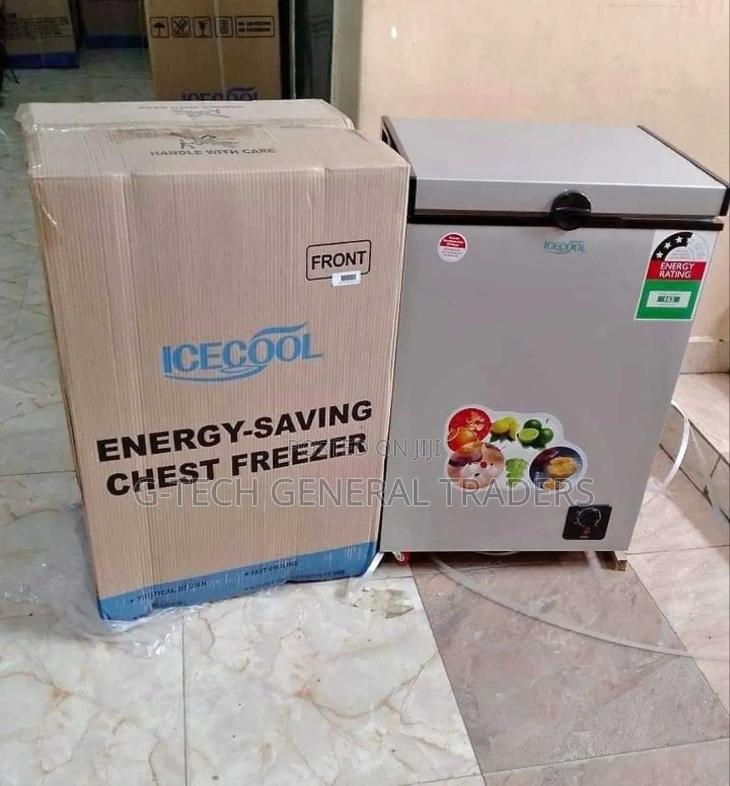 Icecool 109l Energy Saver 3-Star Rating Chest Freezer