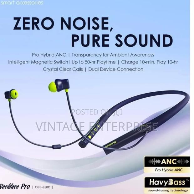 Oraimo Necklace PRO Anc Wireless Headphones ... ••√