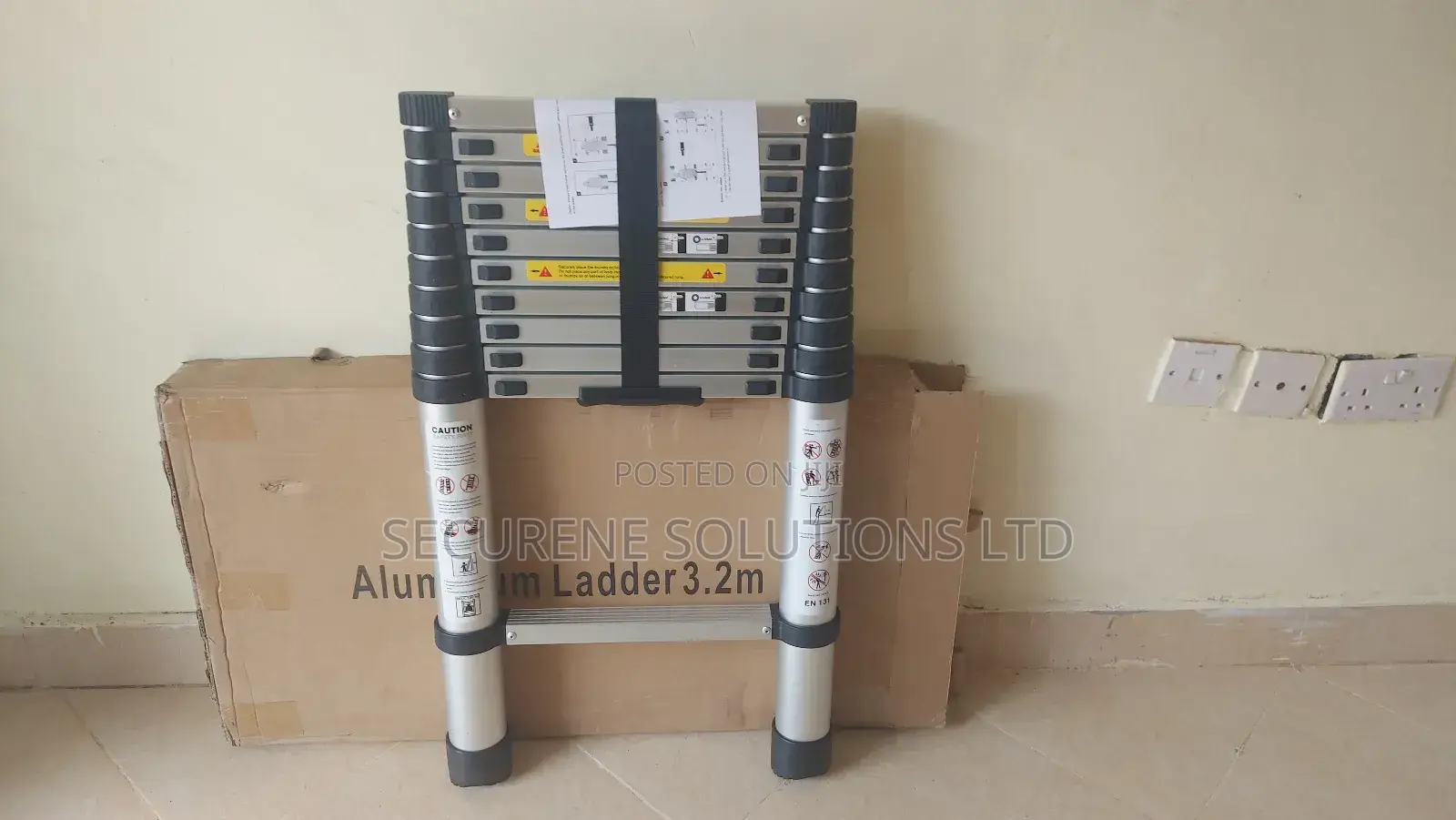 3.2m Single Telescopic Ladder