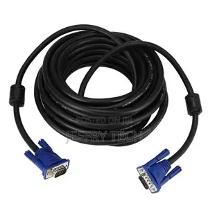 VGA Male to Male Cable 10m - Black / Blue
