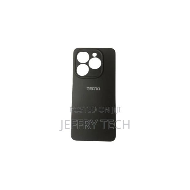 Tecno Tecno Pop 8 +Shockproof Silicone Case - Black - thumbnail 3