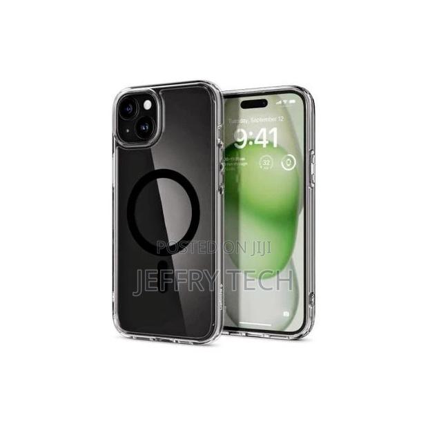 Magsafe Case Compatible With iPhone 15 + 1 Shockproof - Tran - thumbnail 2