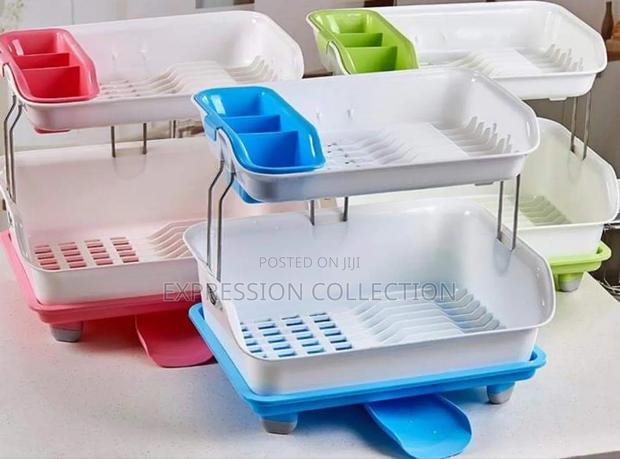 2tier Plastic Dishrack - main view