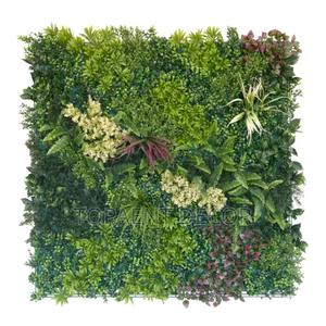 Green Flowered Boxwood Hedge Panels - thumbnail 2