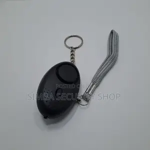 Personal Alarm Keychain Siren 140 Db Led Light Holder Safety