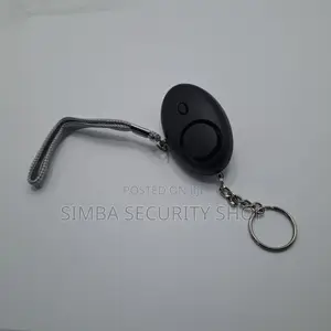 Personal Alarm Keychain Siren 140 Db Led Light Holder Safety