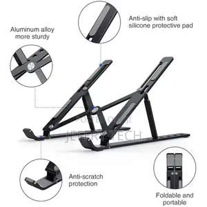 Aluminum Alloy Portable Laptop Stand Adjustable Height Folda
