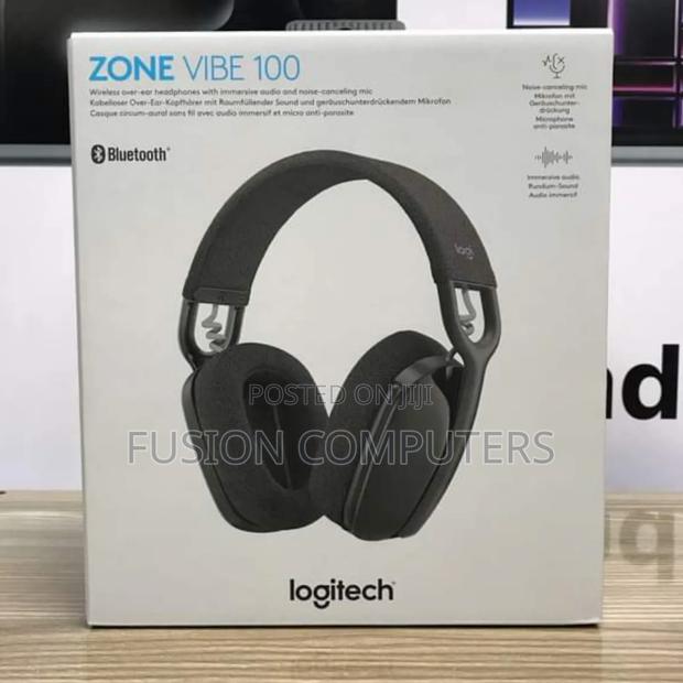 Logitech Zone Vibe 100 Wireless Noise Canceling Headset - thumbnail 2