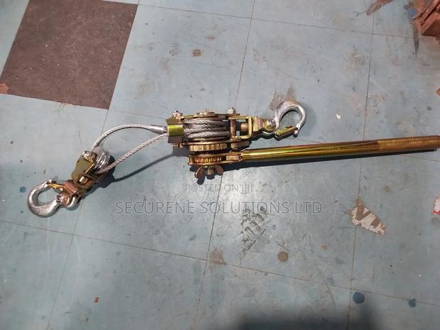 Ratchet Wire Rope Hand Power Puller Wire Tensioning Tool 2tn - thumbnail 3