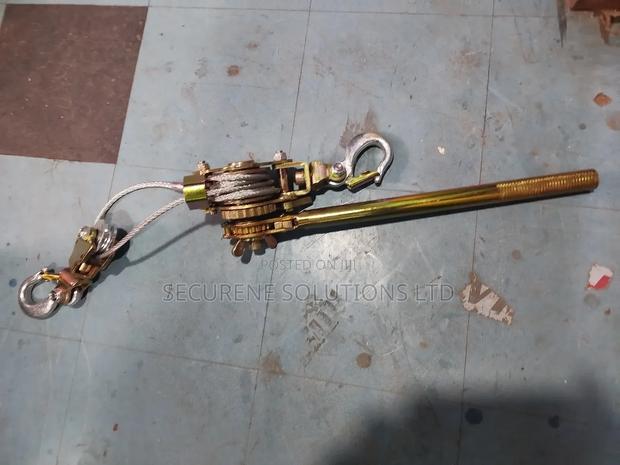 Ratchet Wire Rope Hand Power Puller Wire Tensioning Tool 2tn - thumbnail 4