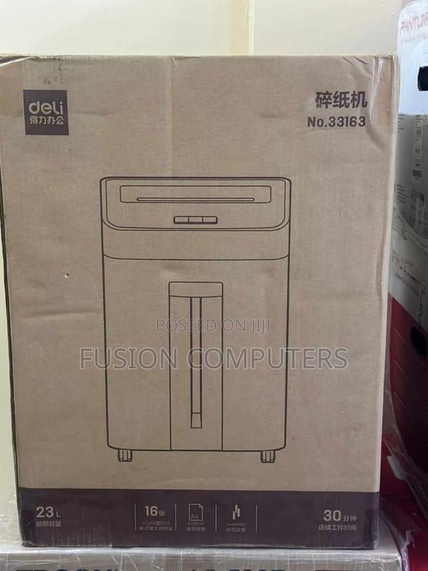 Deli Cross-Cut Paper Shredder - main view
